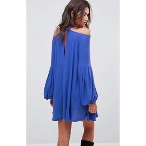 NEW Free People Drift Away Cold Shoulder Dress